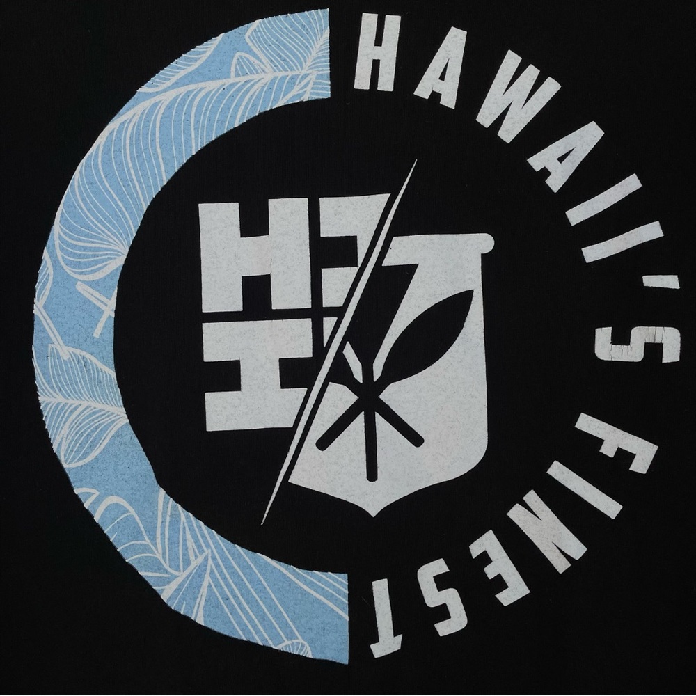 Hawaii's Finest (2020) Black Graphic Tee L
